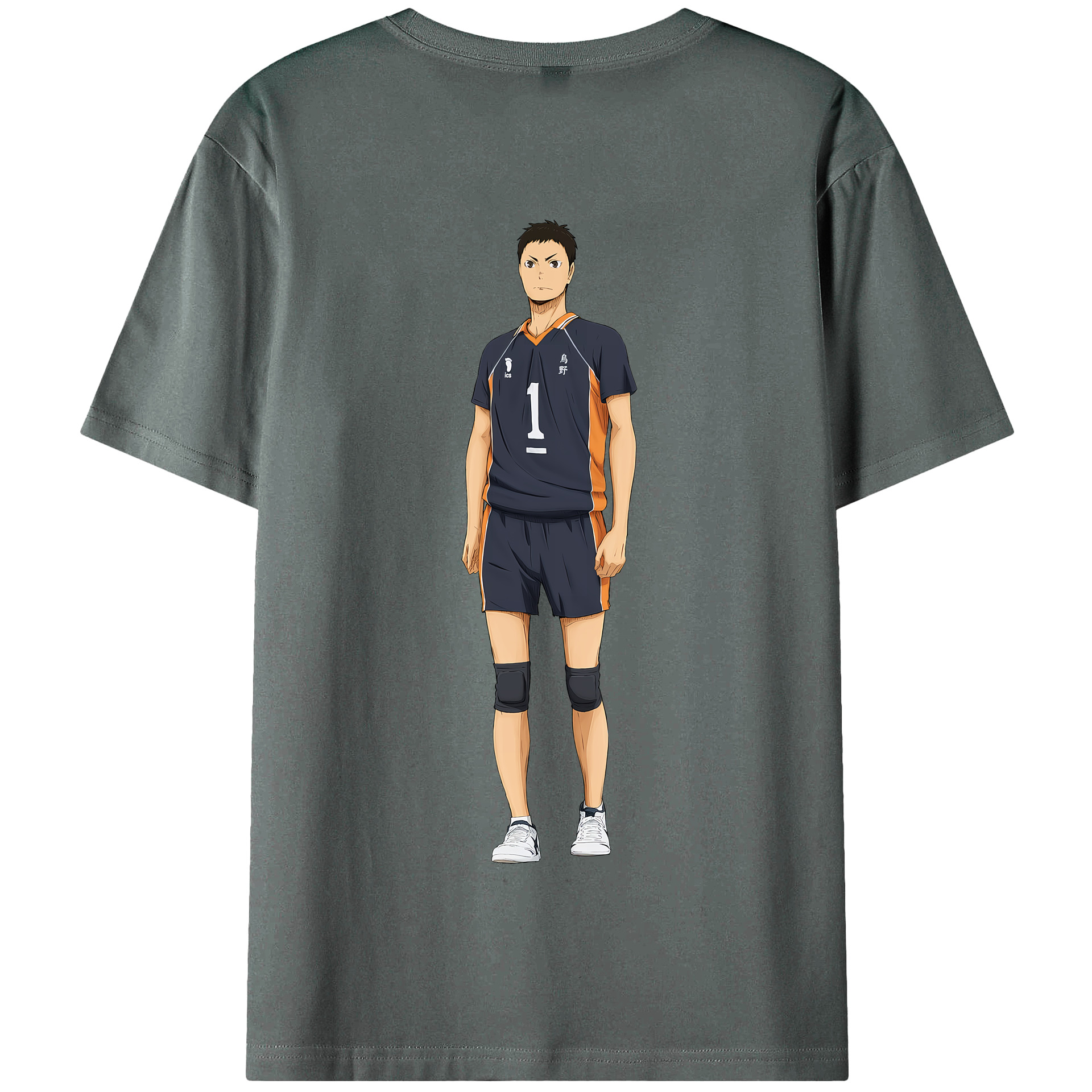 （画像用） ハイキュー!! Haikyu!! 綿100％半袖Tシャツ（背面プリント）